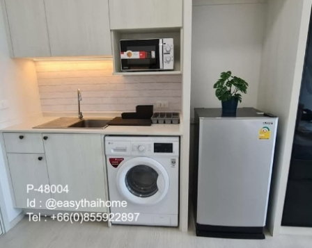 รูป P-48004 | แชปเตอร์ วัน ชายน์ บางโพ🔥✨คอนโดให้เช่า ห้องสตูดิโอ ชั้นสูง วิวแม่น้ำเจ้าพระยา เฟอร์นิเจอร์ครบ พร้อมเครื่องซักผ้า พร้อมเข้าอยู่ ✨ - รูปที่ 4/14