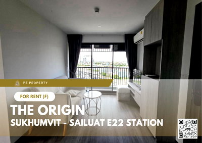 Condos for rent : For Rent ✨ THE ORIGIN SUKHUMVIT - SAILUAT E22 STATION ✨ 2 Bedrooms, fully furnished and equipped with electrical appliances.