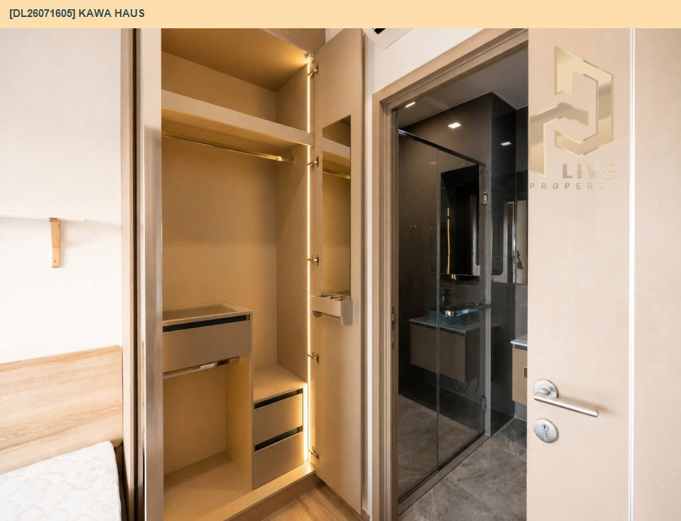 รูป DL26071605 ให้เช่าคอนโด คาวะ เฮาส์ (KAWA HAUS) ใกล้ BTS อ่อนนุช พร้อมเข้าอยู่ โทรด่วน 0614453194 LineID @952jdxxk - รูปที่ 6/6