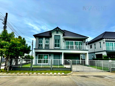 เช่าบ้านเดี่ยว นิคมบางปู(เหนือ) : 📌 ให้เช่าบ้านเดี่ยว 2 ชั้น แกรนด์ สิวารมณ์ สุขุมวิท-บางปู 4 ห้องนอน 3 ห้องน้ำ