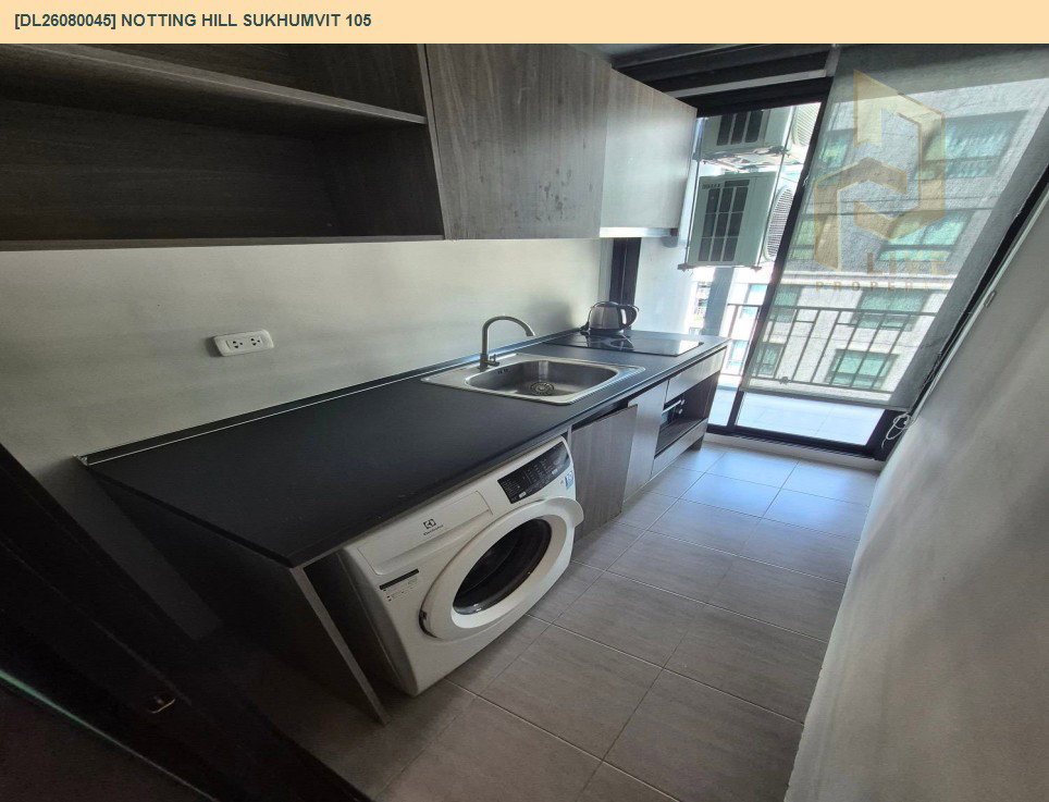 รูป DL26080045 ให้เช่าคอนโด น็อตติ้ง ฮิลล์ สุขุมวิท 105 (Notting Hill Sukhumvit 105) ใกล้ BTS แบริ่ง พร้อมเข้าอยู่ โทรด่วน 0653619502 LineID @952jdxxk - รูปที่ 3/5