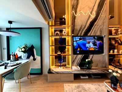 Condos for sale : New room from the Culture Chula 2 Bedroom Hybrid project.