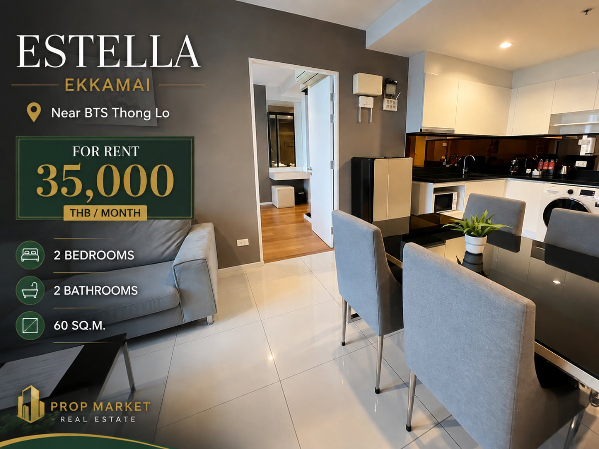 รูป ปล่อยเช่า | Estella Ekkamai ห้องสวย พร้อมอยู่ - รูปที่ 1/12