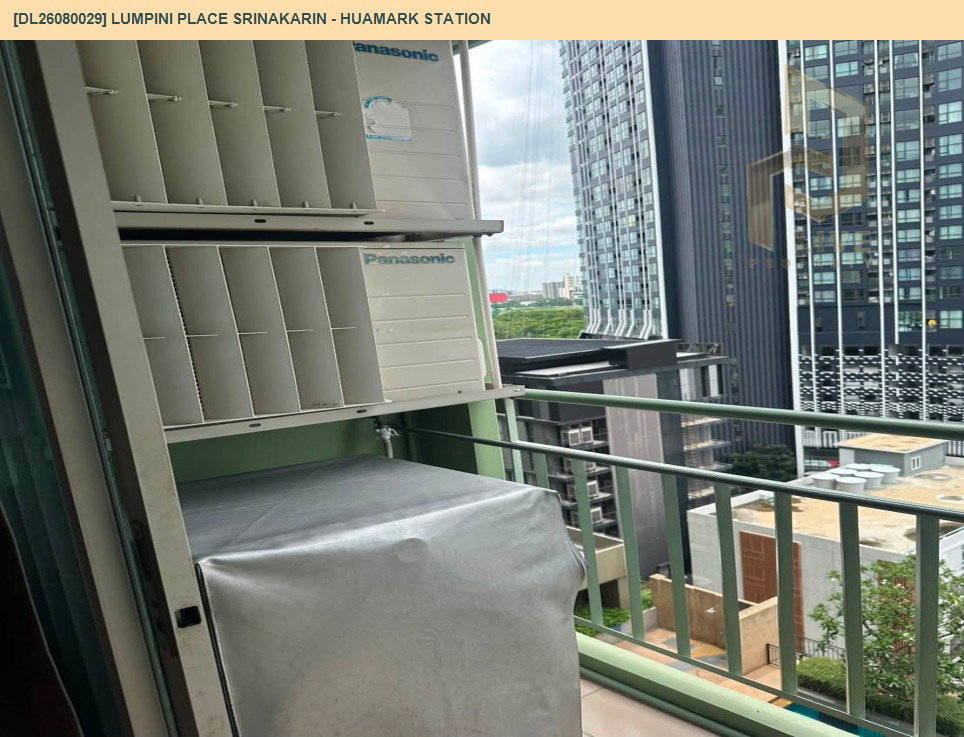 รูป DL26080029 ให้เช่าคอนโด ลุมพินี เพลส ศรีนครินทร์ - หัวหมาก สเตชั่น (Lumpini Place Srinakarin - Huamak Station) ใกล้ AIRPORT RAIL LINK หัวหมาก พร้อมเข้าอยู่ โทรด่วน 0614453194 LineID @952jdxxk - รูปที่ 7/7