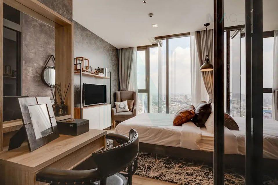 รูป 🚩 ขายคอนโด เดอะ ไลน์ จตุจักร-หมอชิต อาคาร 1 ชั้น 42 1 ห้องนอน ขนาด 34 ตรม ใกล้ ตลาดจตุจักร - รูปที่ 4/8