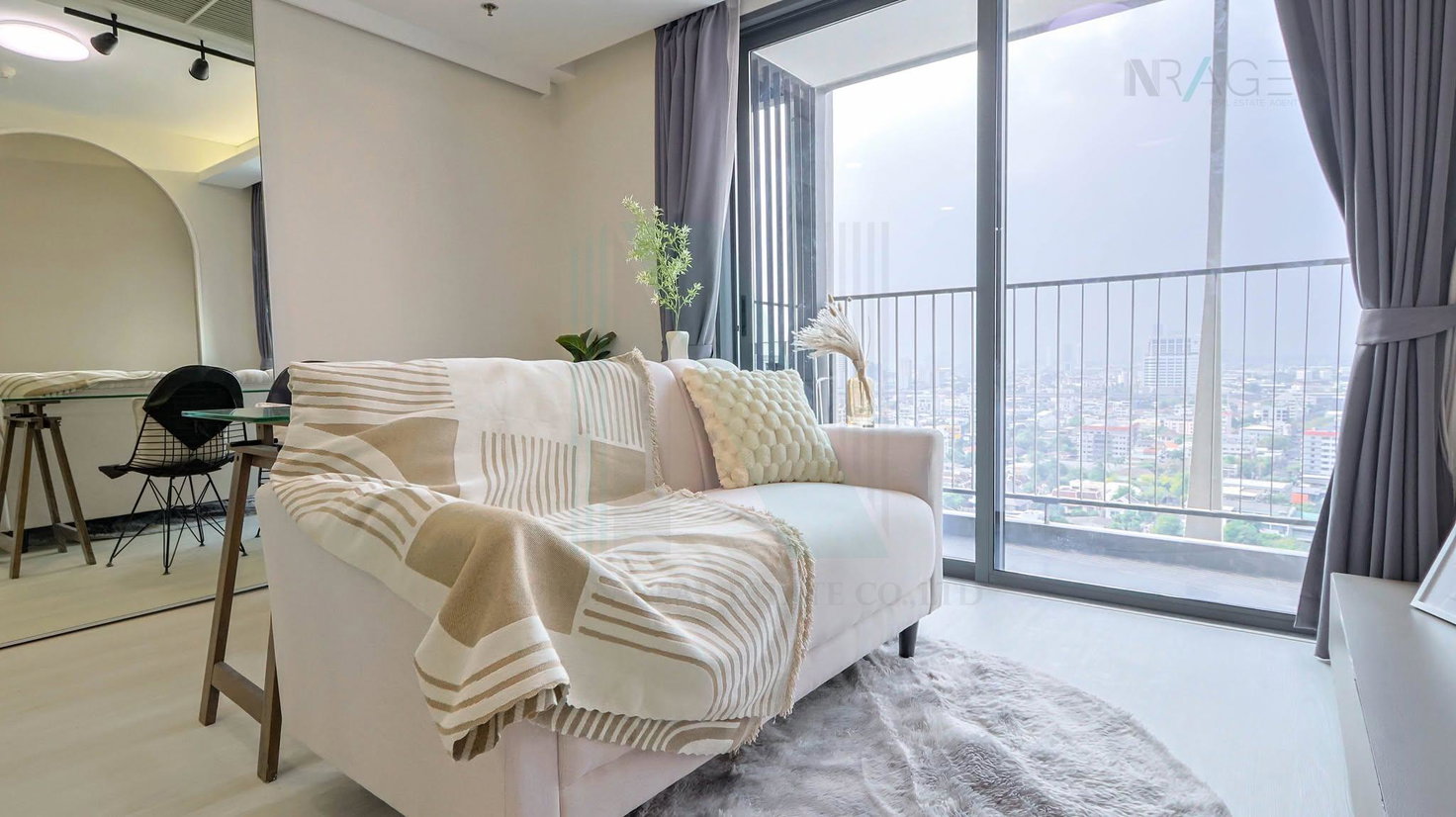 picture 🚩 For Sell Condo SIAMESE RATCHAKRU Building , Floor 21,1 bed room, Room size 31 sqm - 3/8