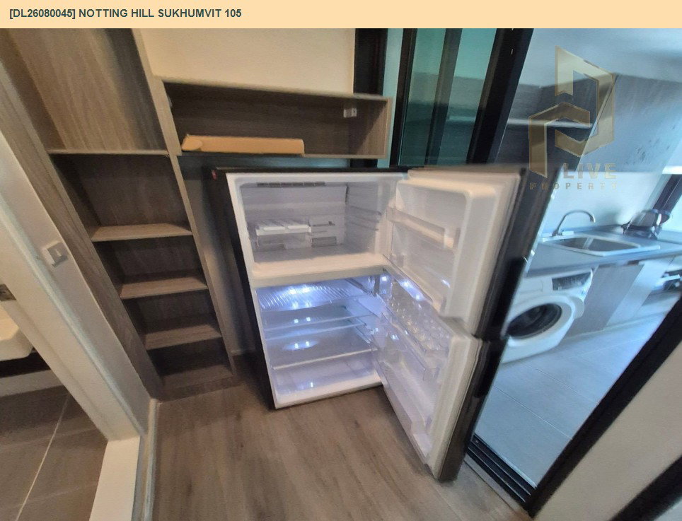 รูป DL26080045 ให้เช่าคอนโด น็อตติ้ง ฮิลล์ สุขุมวิท 105 (Notting Hill Sukhumvit 105) ใกล้ BTS แบริ่ง พร้อมเข้าอยู่ โทรด่วน 0653619502 LineID @952jdxxk - รูปที่ 4/5
