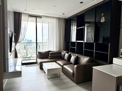 💥💥ให้เช่าคอนโด 333 Riverside 1Bed 46 ตรม.ชั้น 35 ตึก A แต่งครบ ติด MRT บางโพ/ใกล้รัฐสภา สนใจ Line ID: @atfirm💥💥