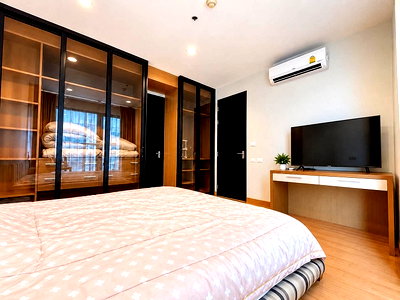 คอนโดให้เช่า : The Address สยาม - ห้อง 84 ตร.ม. ชั้น 8 วิวโล่ง ไม่บล็อก*เป็น 2 ห้องนอน 2 ห้องน้ำ ที่อยู่สบายมากสำหรับอยู่เอง แบ่งสัดส่วนชัดเจน ไม่ใช่ห้องแปลง