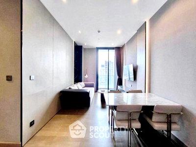 Condos for rent : 100m To MRT Phetchaburi | 22nd-Floor 2-BR | The Esse At Singha Complex (ID 1910013)
