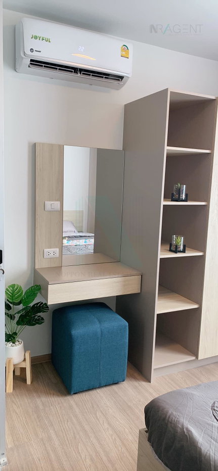 รูป ให้เช่าคอนโด พาร์ค รามอินทรา อาคาร 1 ชั้น 5 1 ห้องนอน ขนาด 29.00 ตรม ใกล้ เสถียรธรรมสถาน - รูปที่ 3/8