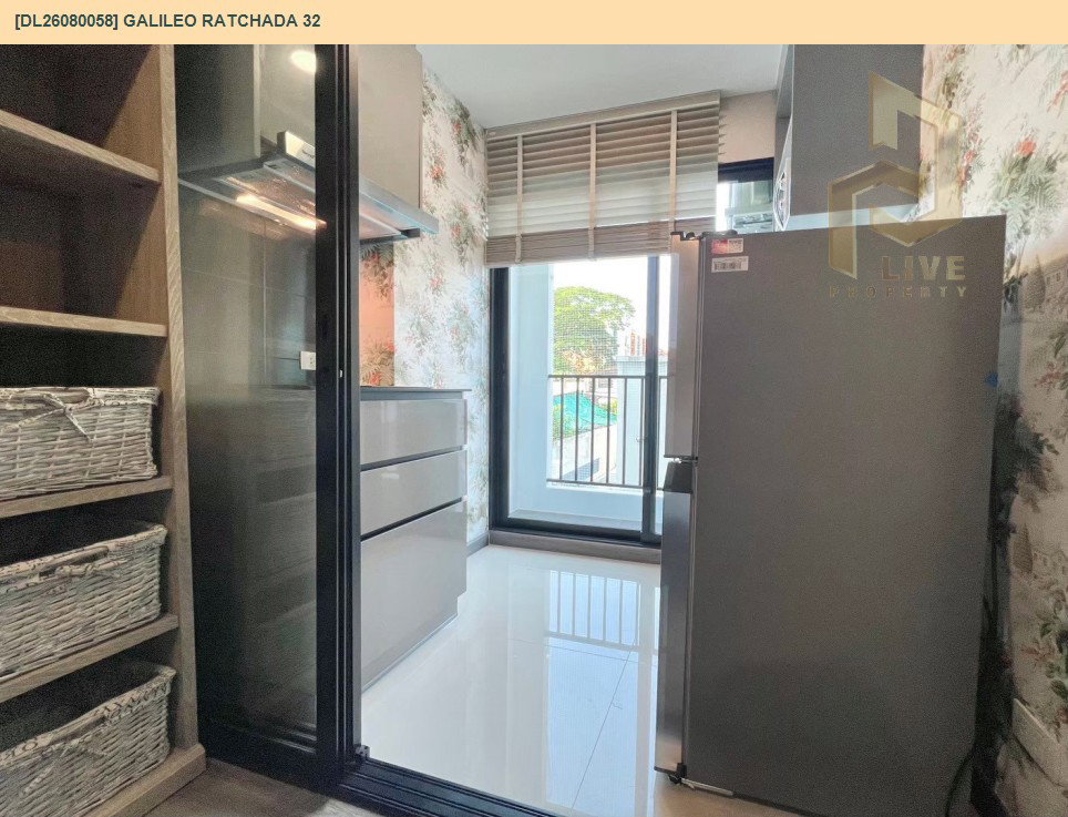 รูป DL26080058 ให้เช่าคอนโด กาลิเลโอ รัชดา 32 (Galileo Ratchada 32) ใกล้ - พร้อมเข้าอยู่ โทรด่วน 0638692663 LineID @952jdxxk - รูปที่ 10/13
