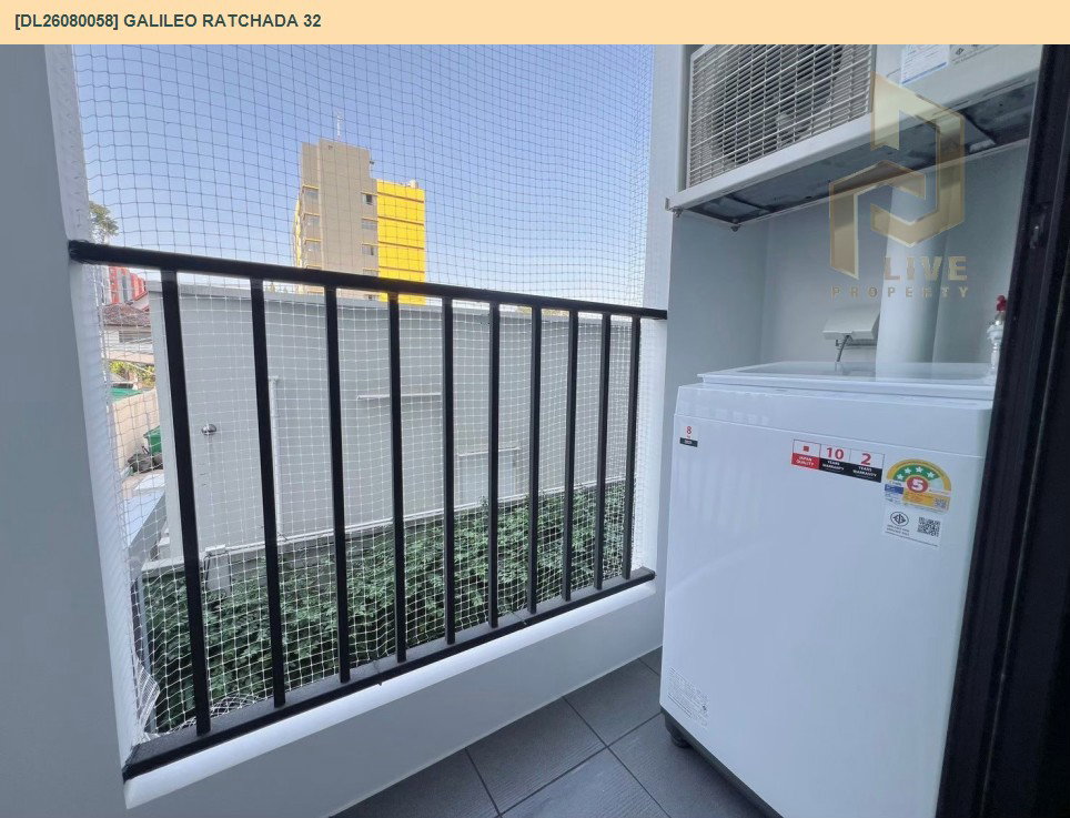 รูป DL26080058 ให้เช่าคอนโด กาลิเลโอ รัชดา 32 (Galileo Ratchada 32) ใกล้ - พร้อมเข้าอยู่ โทรด่วน 0638692663 LineID @952jdxxk - รูปที่ 13/13