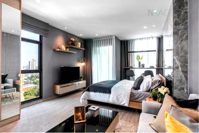 Condos for sale : 📌 For Sell Condo RHYTHM EKKAMAI Building 1, Floor 17,Studio, Room size 30 sqm
