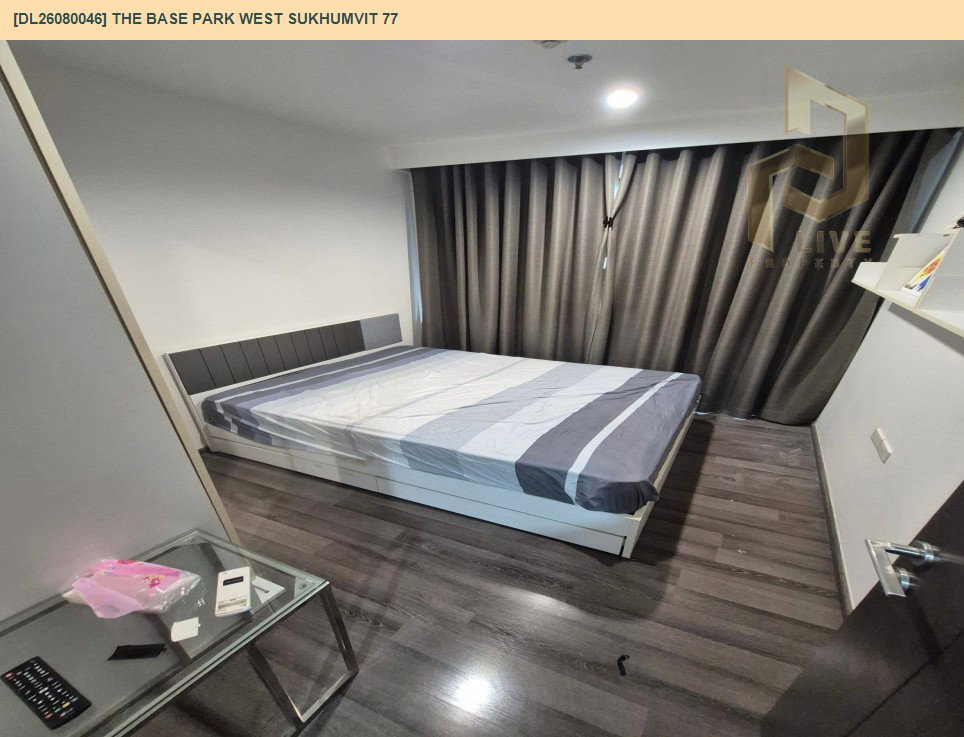 รูป DL26080046 ให้เช่าคอนโด เดอะ เบส พาร์ค เวสต์ สุขุมวิท 77 (The Base Park West Sukhumvit 77) ใกล้ BTS อ่อนนุช พร้อมเข้าอยู่ โทรด่วน 0653619502 LineID @952jdxxk - รูปที่ 2/6