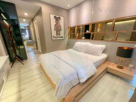 🚩 For sell condo THE KEY SATHORN-CHAROENRAT Building 1, Floor 33,2 bed room, Room size 55.00 sqm