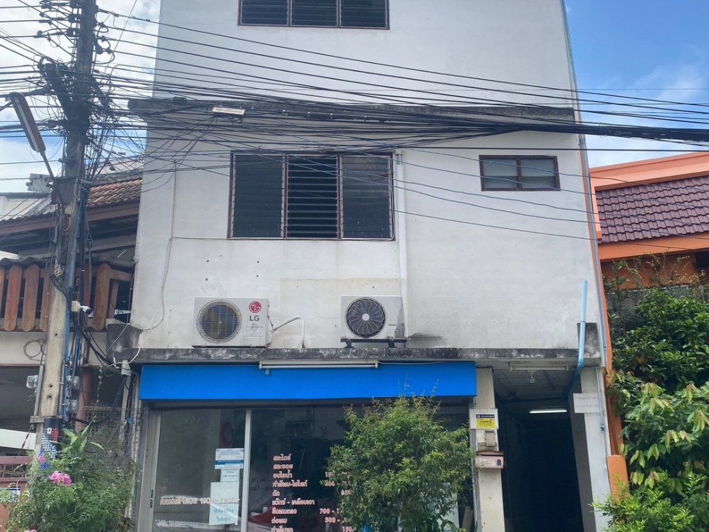 รูป ขายหอพัก อาคารพาณิชย์ 3 ชั้น ทำเลดี หลังมหาวิทยาลัยเชียงใหม่ (ID:055BS) - รูปที่ 1/8
