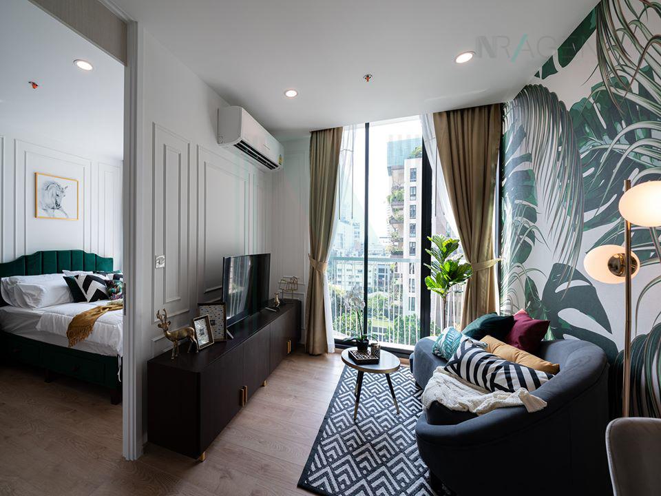 picture ð For Rent Condo NOBLE RECOLE Building 1, Floor 7,1 bed room, Room size 35.00 sqm - 6/8