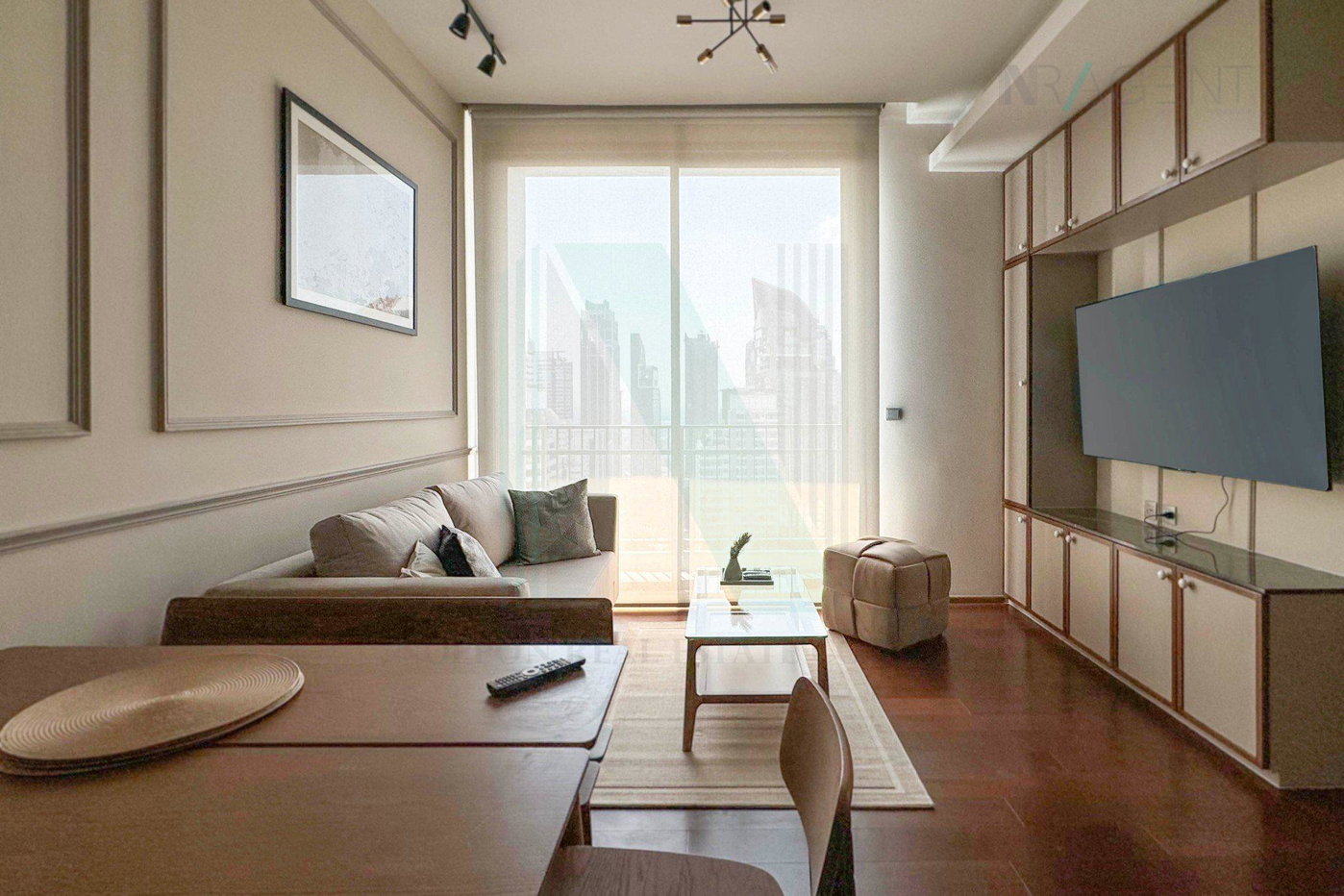 รูป 🎉Special room!🎉 ให้เช่าคอนโด ควอทโทร บาย แสนสิริ อาคาร A ชั้น 26 1 ห้องนอน ขนาด 53.00 ตรม ใกล้ Major เอกมัย - รูปที่ 5/8