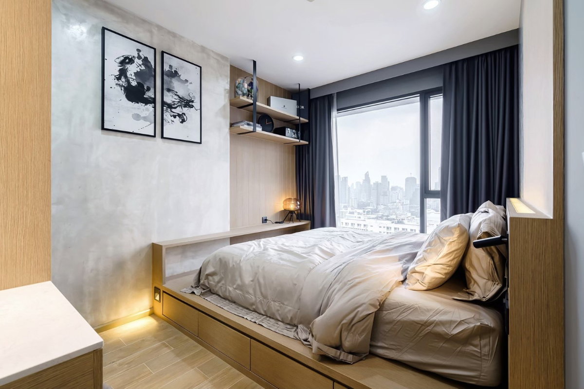 รูป ขาย IDEO Mobi Asoke 1 ห้องนอน ชั้นสูง 32 ตร.ม. ใกล้ MRT เพชรบุรี และ BTS อโศก พร้อมเข้าอยู่ - รูปที่ 8/13