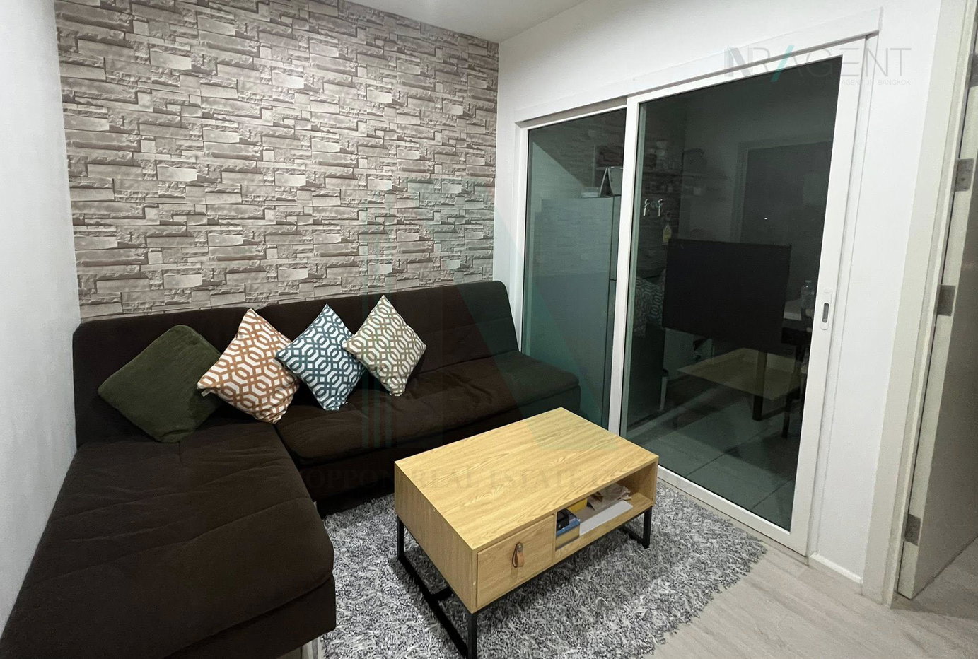 รูป 🔺 ขายคอนโด แอสปาย สาทร-ท่าพระ อาคาร 1 ชั้น 8 1 ห้องนอน ขนาด 30 ตรม ใกล้ เดอะมอลล์ ท่าพระ - รูปที่ 3/8