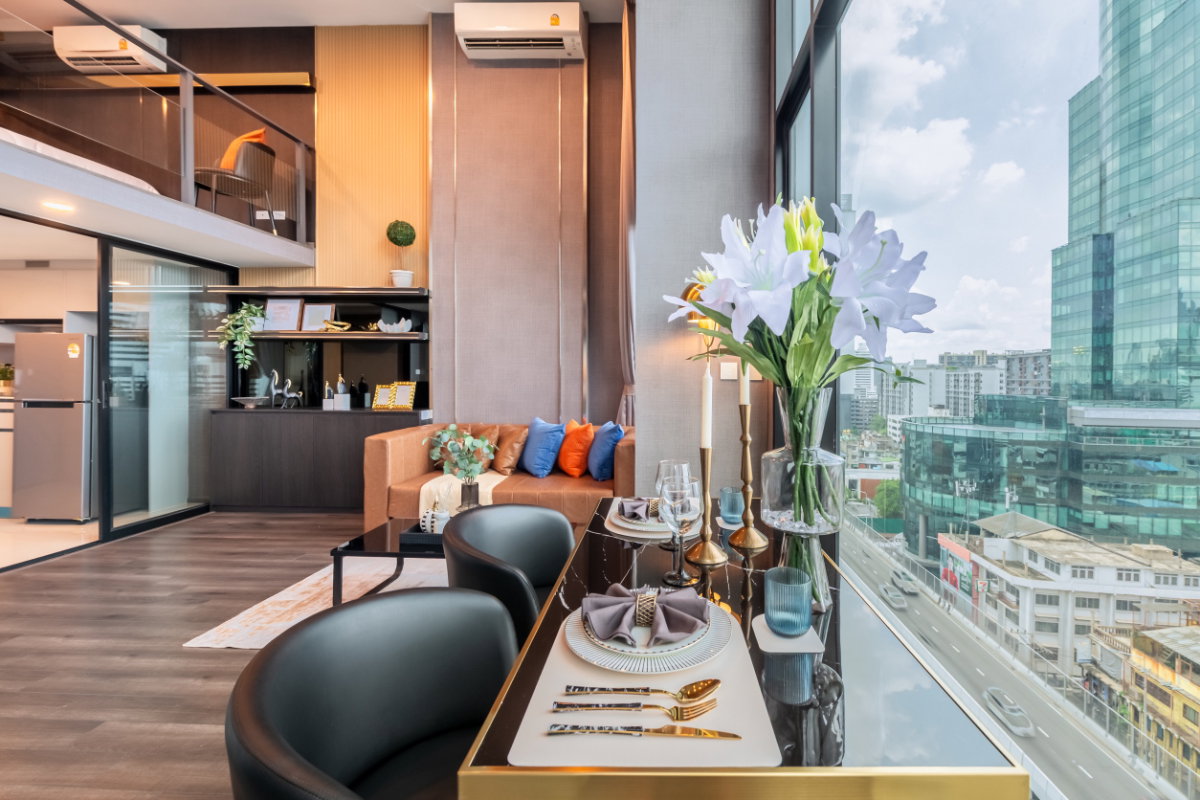 รูป 🔥ขาย KnightsBridge Space Rama 9 ไนท์บริดจ์ สเปซ พระราม 9 ทำเลศักยภาพ ตกแต่งครบ Fully Furnished ✅พร้อมของแถมหลายรายการ! - รูปที่ 10/17