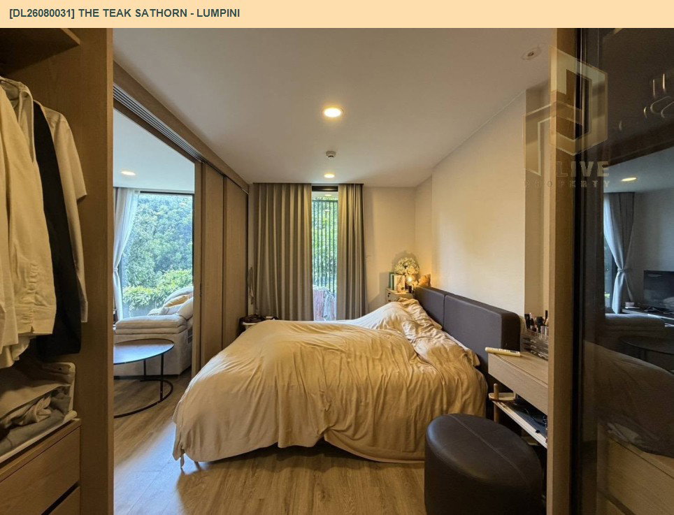 รูป DL26080031 ให้เช่าคอนโด เดอะ ทีค สาทร - ลุมพินี (The Teak Sathorn - Lumpini) ใกล้ - พร้อมเข้าอยู่ โทรด่วน 0653619502 LineID @952jdxxk - รูปที่ 4/5