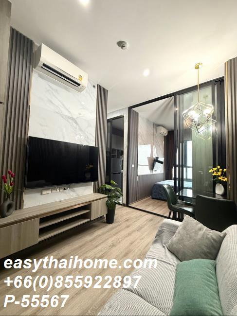 รูป P-55567 ให้เช่า ไนท์บริดจ์ ไพร์ม อ่อนนุช | 1 ห้องนอน | วิวเมือง | เฟอร์นิเจอร์ครบ | พร้อมเข้าอยู่ 📞 Line ID: @easythaihome | 085-592-2897 - รูปที่ 4/9