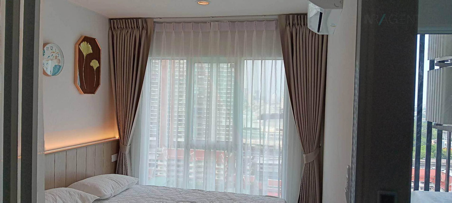 รูป 📌 ให้เช่าคอนโด รีเจ้นท์ โฮม บางนา อาคาร D ชั้น 21 1 ห้องนอน ขนาด 28 ตรม ใกล้ BTS บางนา - รูปที่ 3/8