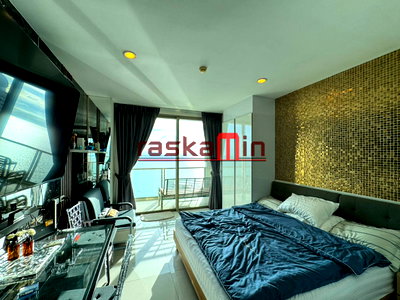 Condos for rent : The Riviera Wongamat Condo for Rent – Studio, Sea View, Building A