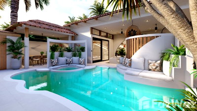 Houses for sale Ko Samui Surat Thani : Leasehold Offplan Balinese Pool Villas in Maenam 6489461