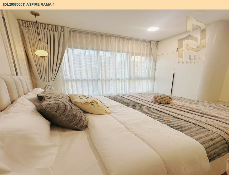 รูป DL26080051 ขายคอนโด แอสปาย พระราม 4 (Aspire Rama 4) ใกล้ BTS เอกมัย พร้อมเข้าอยู่ โทรด่วน 0614453194 LineID @952jdxxk - รูปที่ 4/13