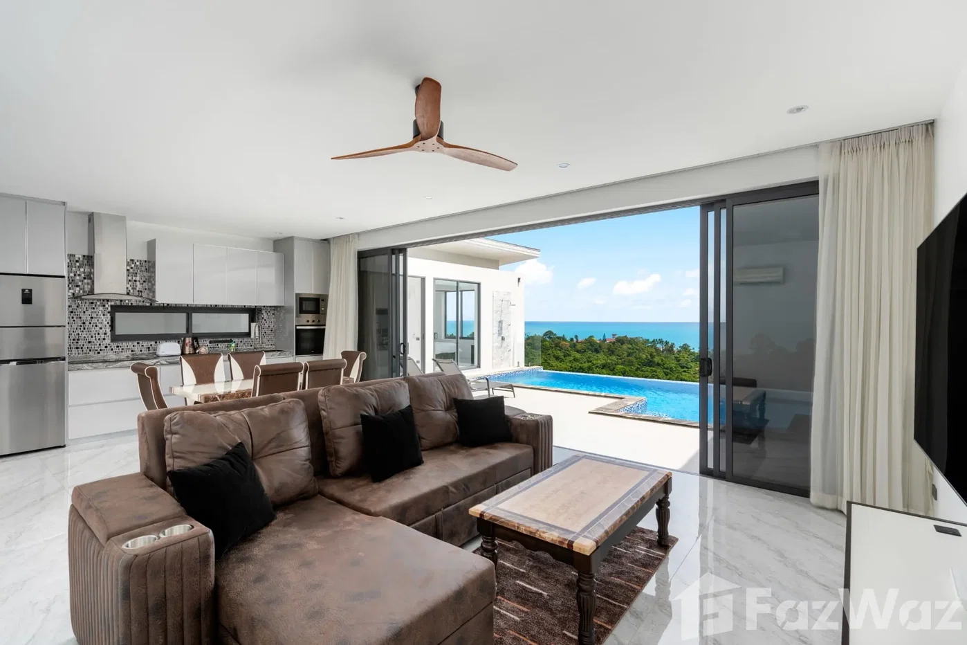picture Modern 4-Bed Sea View Villa in Chaweng Noi 6639375 - 3/19