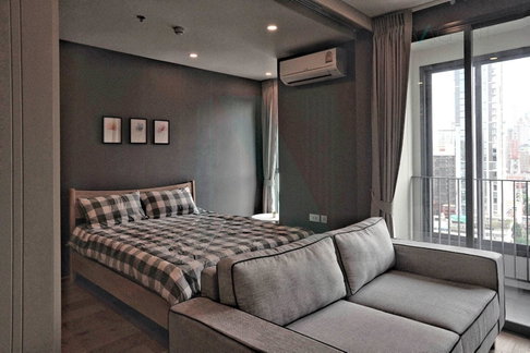 🎊 For Rent Condo Q CHIDLOM - PHETCHABURI Building 1, Floor 18,1 bed room, Room size 45.00 sqm