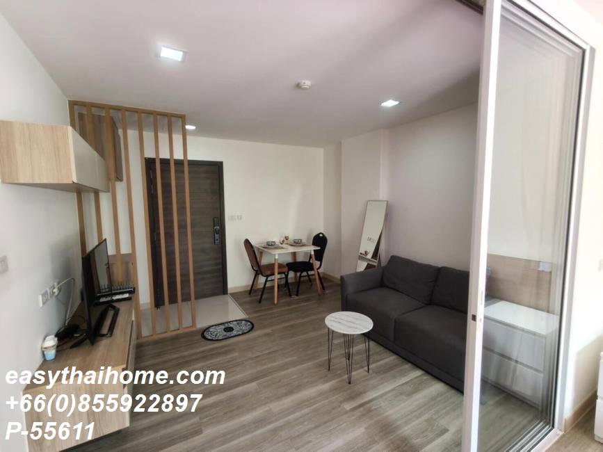 รูป P-55611 ให้เช่า  โมนีค สุขุมวิท 64 | 1 ห้องนอน | วิวสระว่ายน้ำ | เฟอร์นิเจอร์ครบ | ใกล้ BTS ปุณณวิถี |  📞 Line ID: @easythaihome | 085-592-2897 - รูปที่ 3/8
