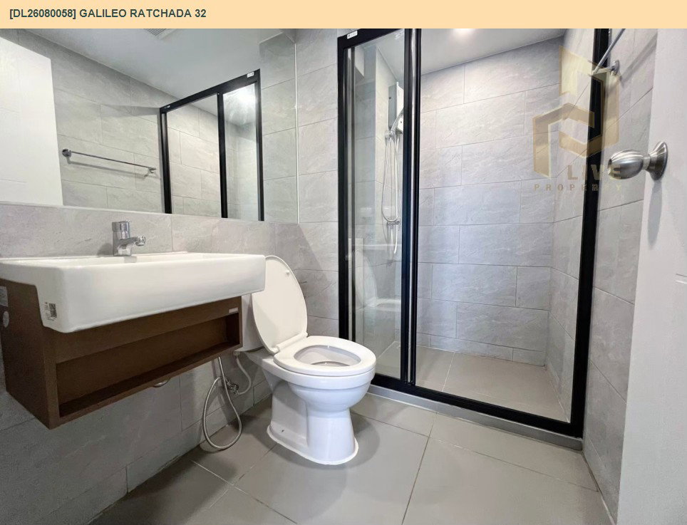 รูป DL26080058 ให้เช่าคอนโด กาลิเลโอ รัชดา 32 (Galileo Ratchada 32) ใกล้ - พร้อมเข้าอยู่ โทรด่วน 0638692663 LineID @952jdxxk - รูปที่ 12/13