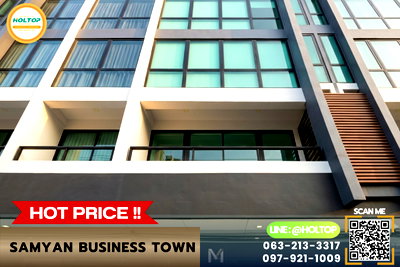 Shophouses for rent Charn Issara Tower : #E1200💕310769For Rent Commercial Building Samyan Business Town