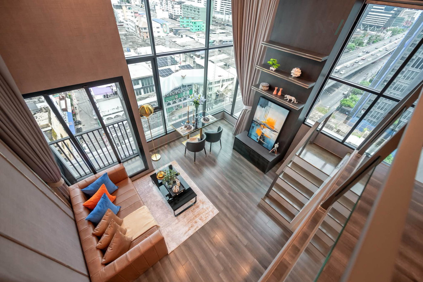 picture ðš For Sell Condo KNIGHTSBRIDGE SPACE RAMA 9 Building 1, Floor 10,Duplex, Room size 45 sqm - 7/8