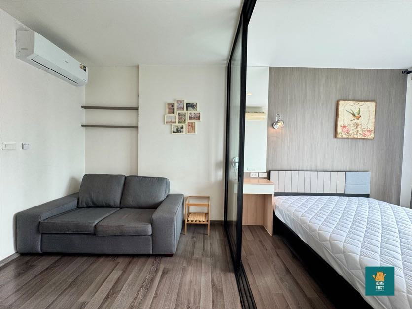 รูป Rent The Base Park West 26 ตรม. ห้องสวย เฟอร์ครบ มีเครื่องซักผ้า 12,000 บาท - รูปที่ 2/7
