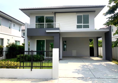 เช่าบ้านเดี่ยว กรุงเทพมหานคร : 📢 ให้เช่า บ้านเดี่ยว 2 ชั้น โครงการ พฤกษ์ลดา ประชาอุทิศ 90 ขนาด 55 ตรว 3 นอน 3 น้ำ 25000 บาท
