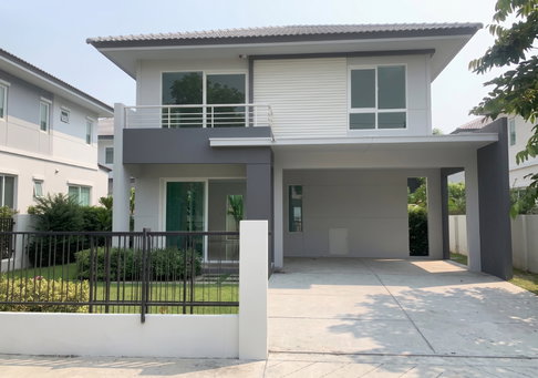 📢 ให้เช่า บ้านเดี่ยว 2 ชั้น โครงการ พฤกษ์ลดา ประชาอุทิศ 90 ขนาด 55 ตรว 3 นอน 3 น้ำ 25000 บาท