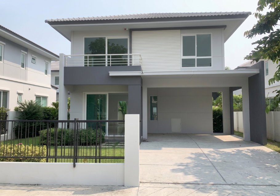 รูป 📢 ให้เช่า บ้านเดี่ยว 2 ชั้น โครงการ พฤกษ์ลดา ประชาอุทิศ 90 ขนาด 55 ตรว 3 นอน 3 น้ำ 25000 บาท - รูปที่ 1/9