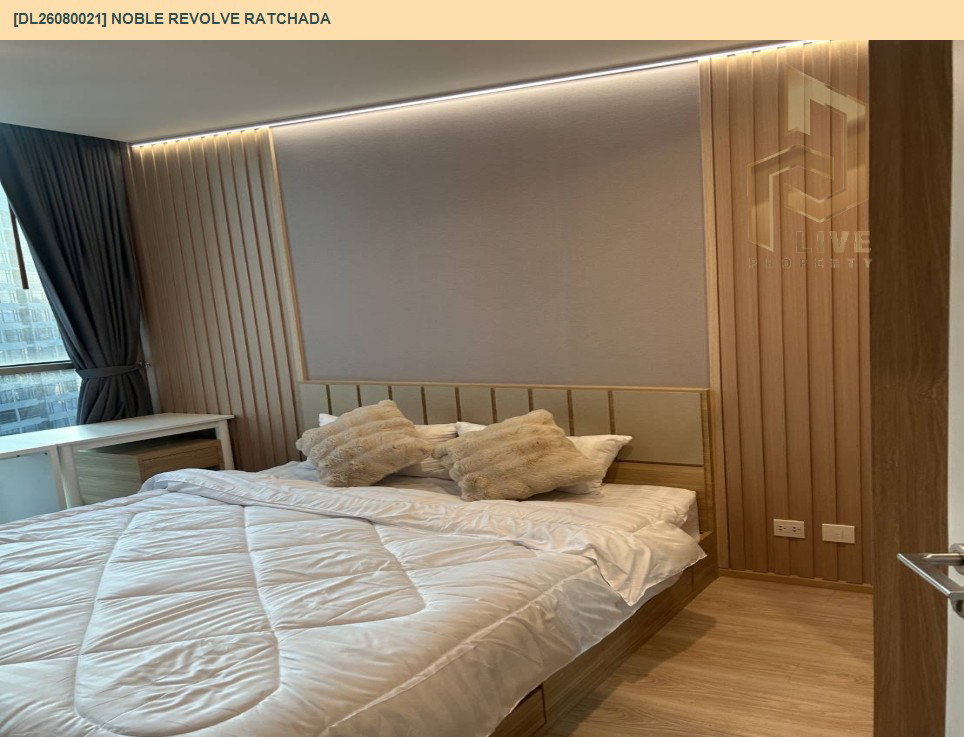 picture DL26080021 Condo for rent, Noble Revolve Ratchada near MRT ศูนย์วัฒนธรรม, ready to move in, call urgently 0653619502 LineID @952jdxxk - 3/9