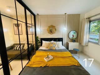 ME2500426 ขายห้องสวย ราคาคุ้ม Iris Avenue อ่อนนุช-สุวรรณภูมิ เฟอร์ครบ เดินทางสะดวก