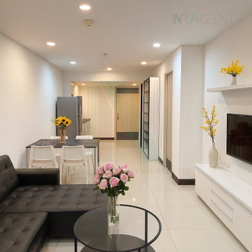 For Rent Condo SUPALAI PREMIER RATCHATHEWI Building 1, Floor 32,1 bed room, Room size 60.00 sqm