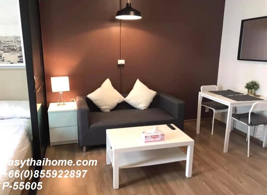 รูป P-55605 ให้เช่า  (ยูนิโอ สุขุมวิท 72) | 1 ห้องนอน เฟอร์นิเจอร์ครบ | ใกล้ BTS แบริ่ง | พร้อมเข้าอยู่ 📞 Line ID: @easythaihome | 085-592-2897 - รูปที่ 5/13
