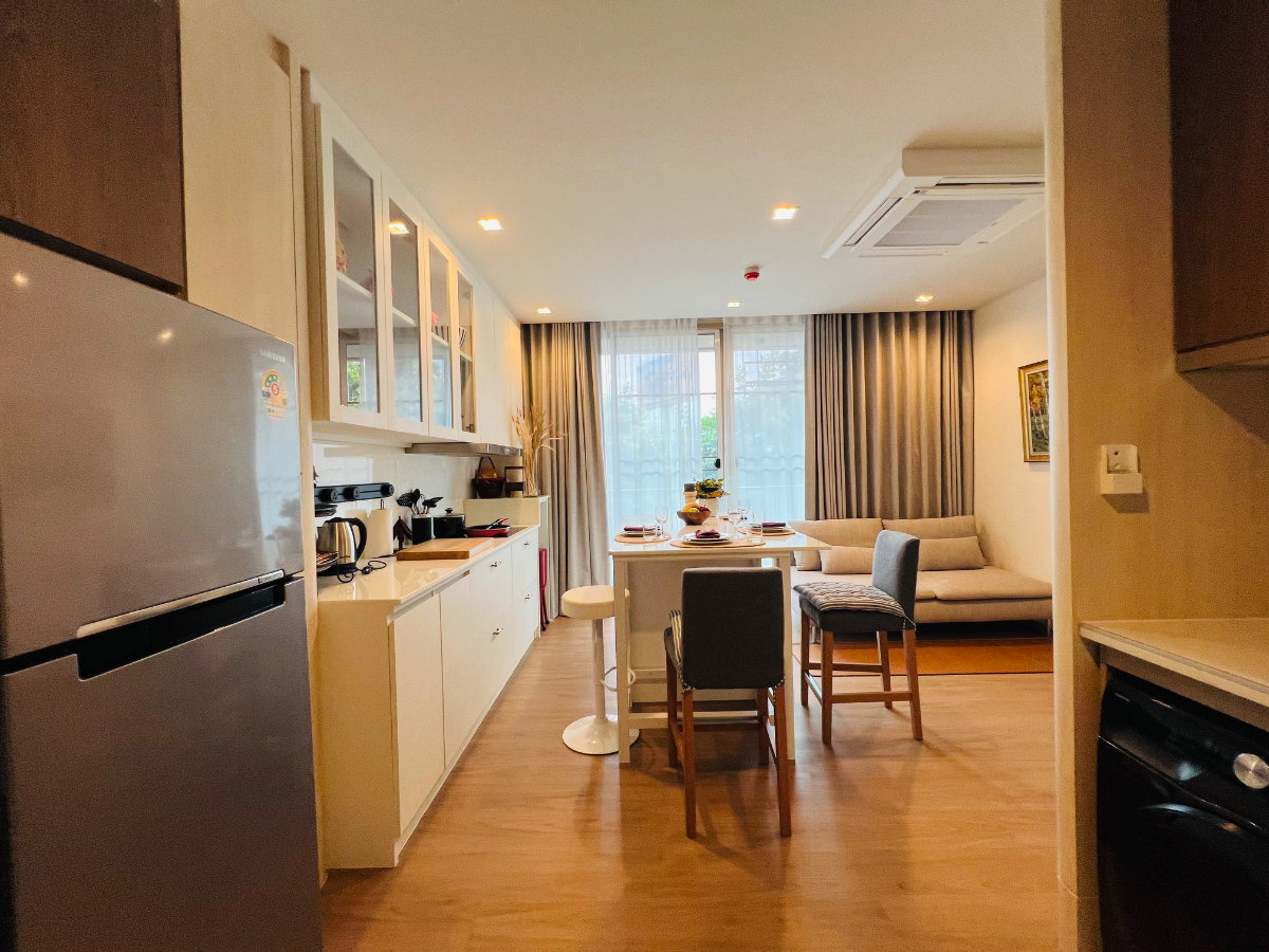 รูป ✅ให้เช่าเมคินเฮ้าส์ 2ห้องนอน 2ห้องน้ำ 72ตรม ห้องมุม ชั้น2 45,000 บาท ☎️064-792-4426(เบญ) - รูปที่ 2/37