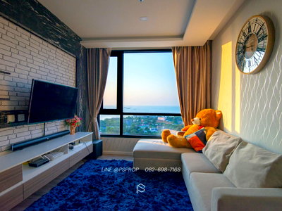 คอนโดให้เช่า : คอนโดเช่าศรีราชา ใกล้ถนนสุขุมวิท Knightbridge The Ocean Sriracha CRS0522
