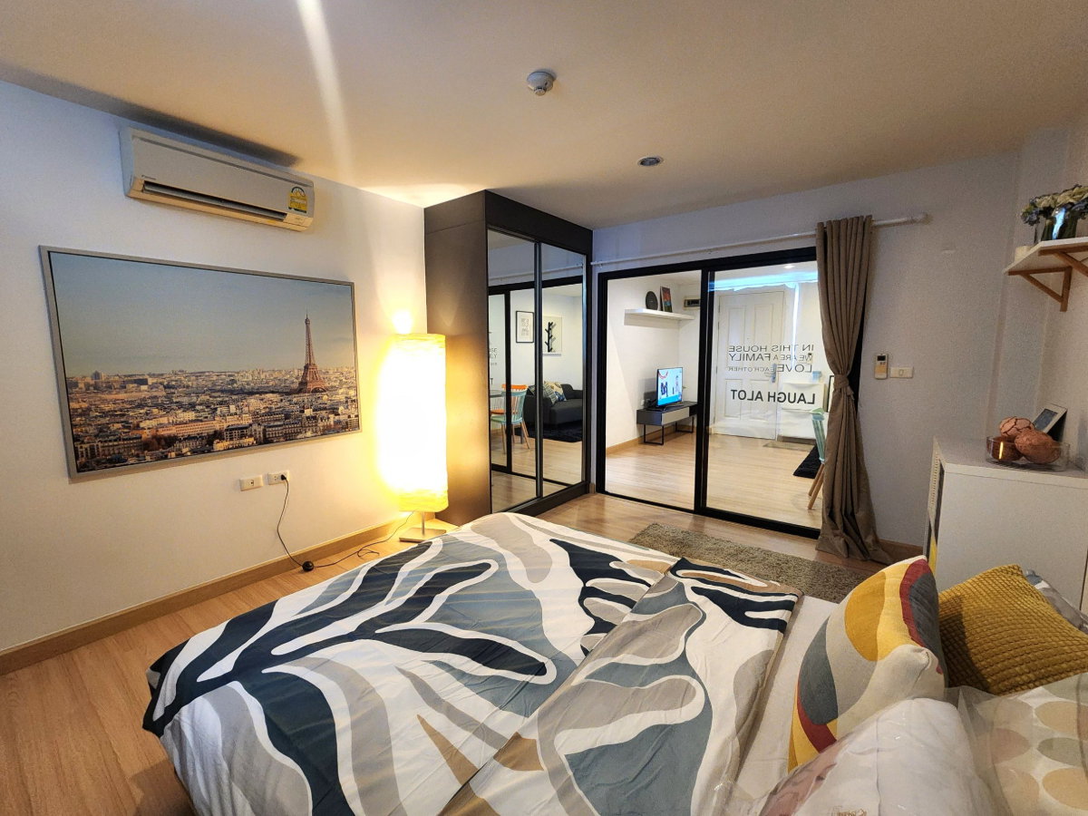 รูป มีห้องไซส์นี้กลับมาว่างครับ**ห้องนี้ไม่ว่างครับผม 42ตรม. แต่งสวยครัวปิด ใหญ่สุด!!** ให้เช่า The Niche Mono บางนา **แต่งจัดเต็ม มีเครื่องซักผ้าSN431.44 - รูปที่ 55/55