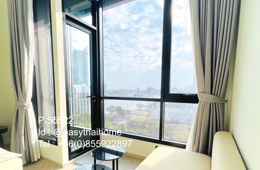 รูป P-55522 ให้เช่า (แชปเตอร์ เจริญนคร-ริเวอร์ไซด์) | ห้องสตูดิโอ | วิวเมือง | เฟอร์นิเจอร์ครบ | พร้อมเข้าอยู่ 📞 Line ID: @easythaihome | 085-592-2897 - รูปที่ 3/14